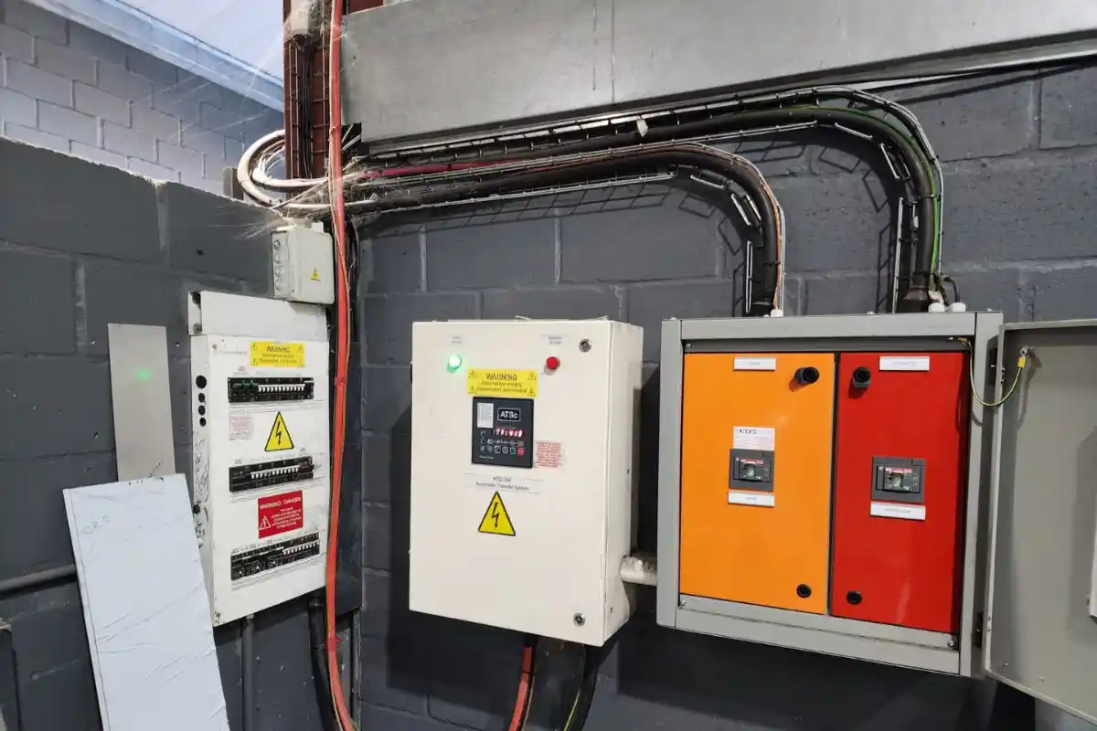 DB board supplied and installed by WJ Cotter Electrical for industrial electrical systems