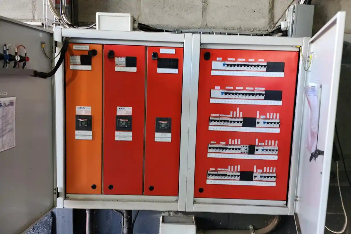 DB board supplied and installed by WJ Cotter Electrical for industrial electrical systems