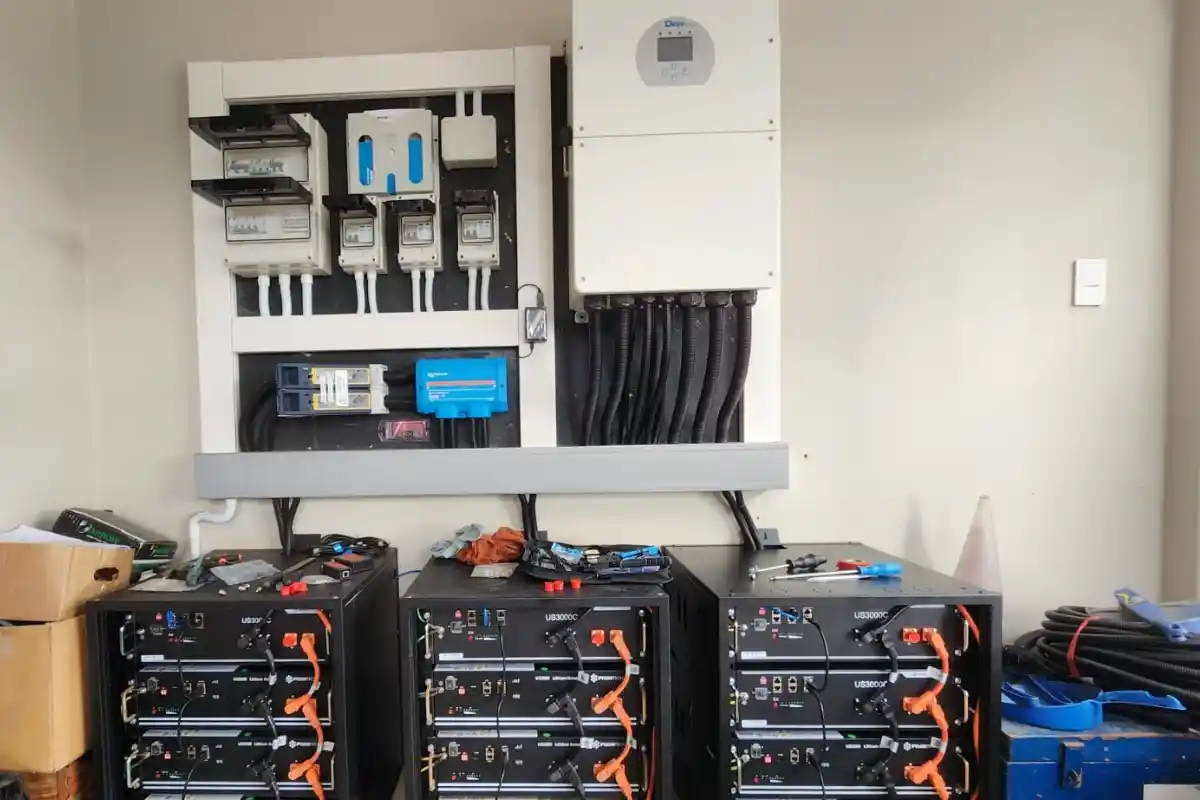 Solar inverter supplied and installed by WJ Cotter Electrical for renewable systems