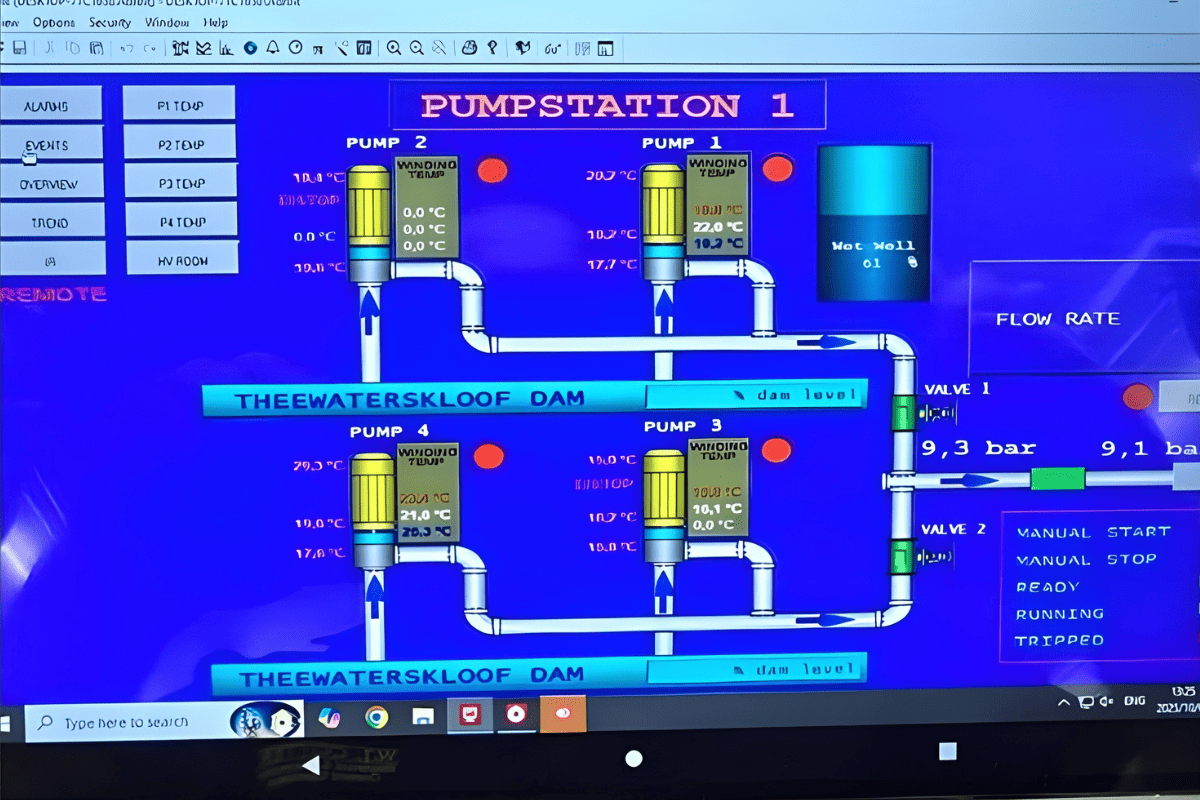 Industrial control system supplied and installed by WJ Cotter Electrical